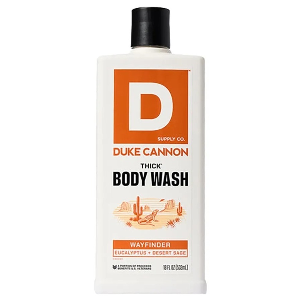 Duke Cannon Wayfinder Thick Body Wash 18oz Eucalyptus Desert Sage USA Made NEW
